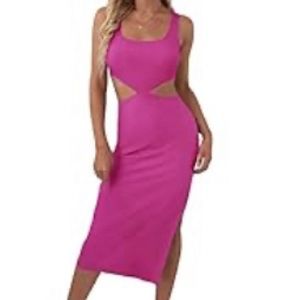 Verdusa Women’s Cutout Waist Dress